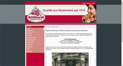 Desktop Screenshot of fleischerei-bernhardt.de