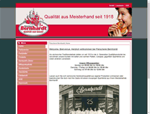 Tablet Screenshot of fleischerei-bernhardt.de